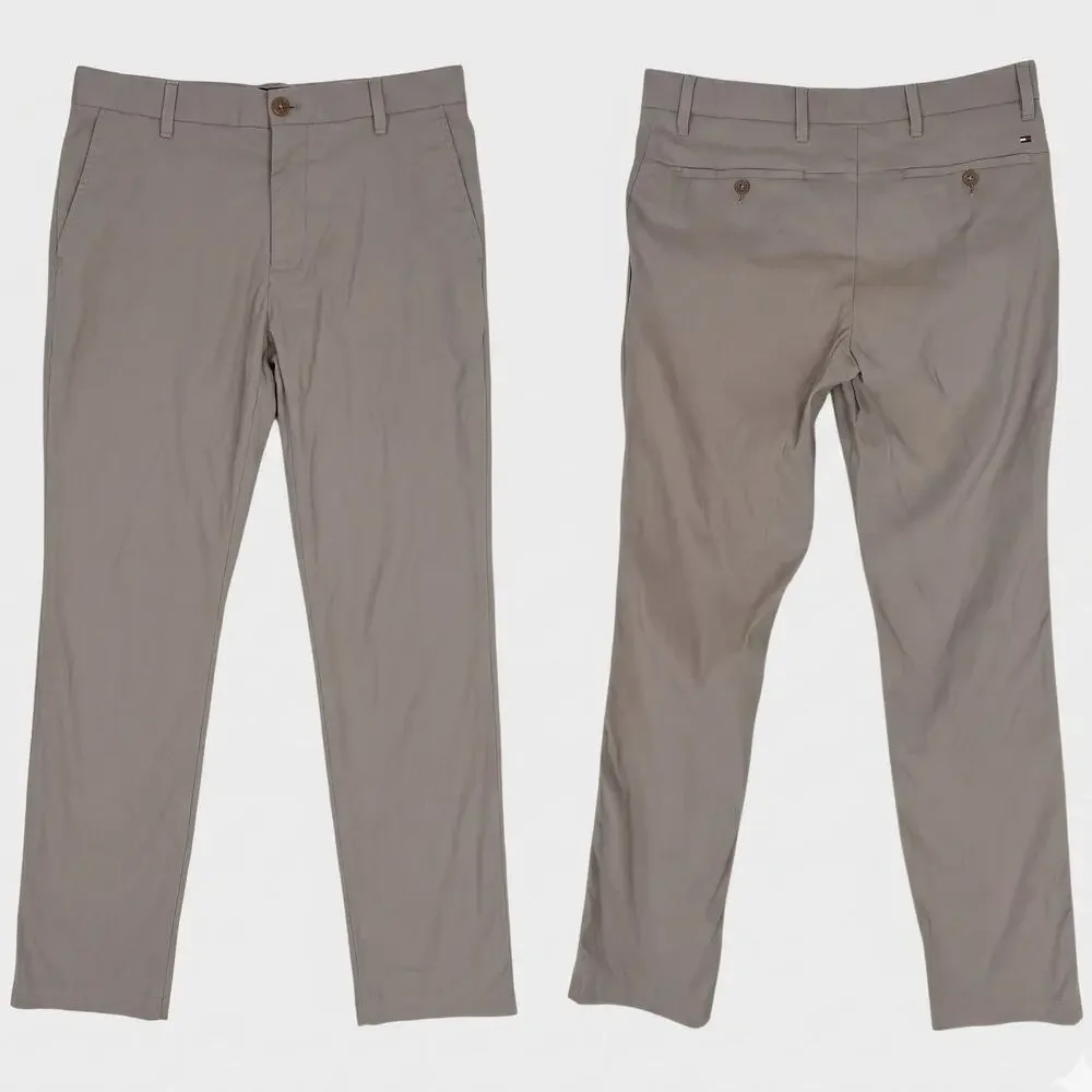Tommy Hilfiger 32 x 32 Light Gray Mens Pants